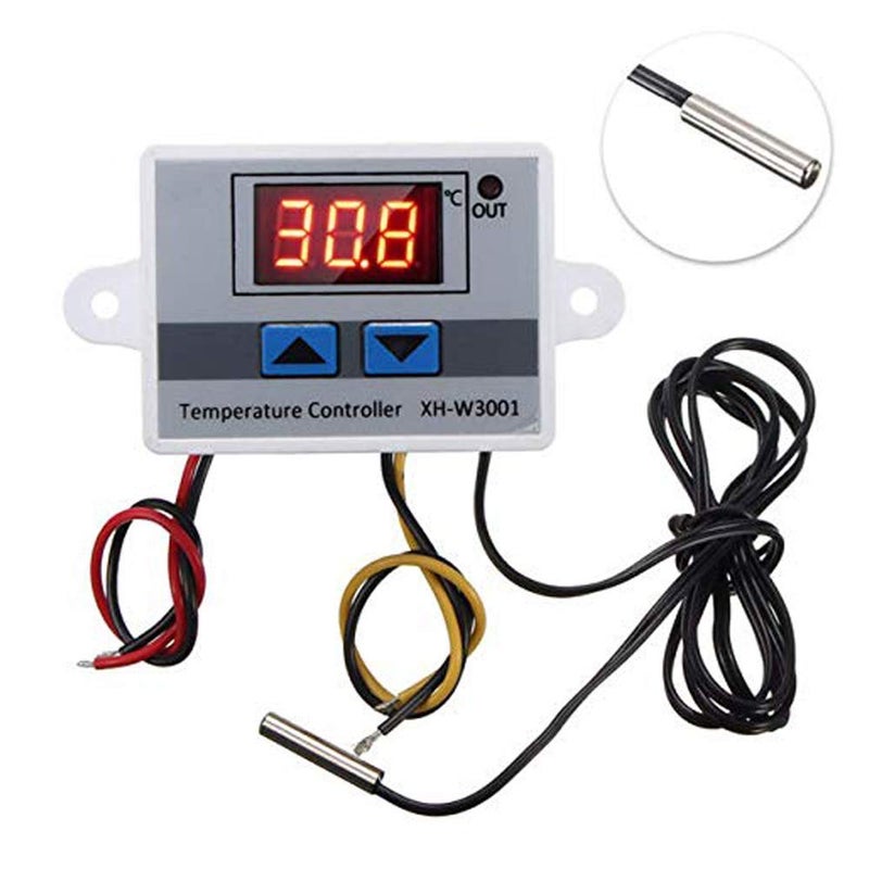 TMW TM&W Dc12 Led Digital Temperature Controller With Thermocouple Sensor Zh-W3001 - Image 3