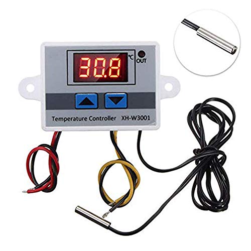 TMW TM&W Dc12 Led Digital Temperature Controller With Thermocouple Sensor Zh-W3001 - Image 1