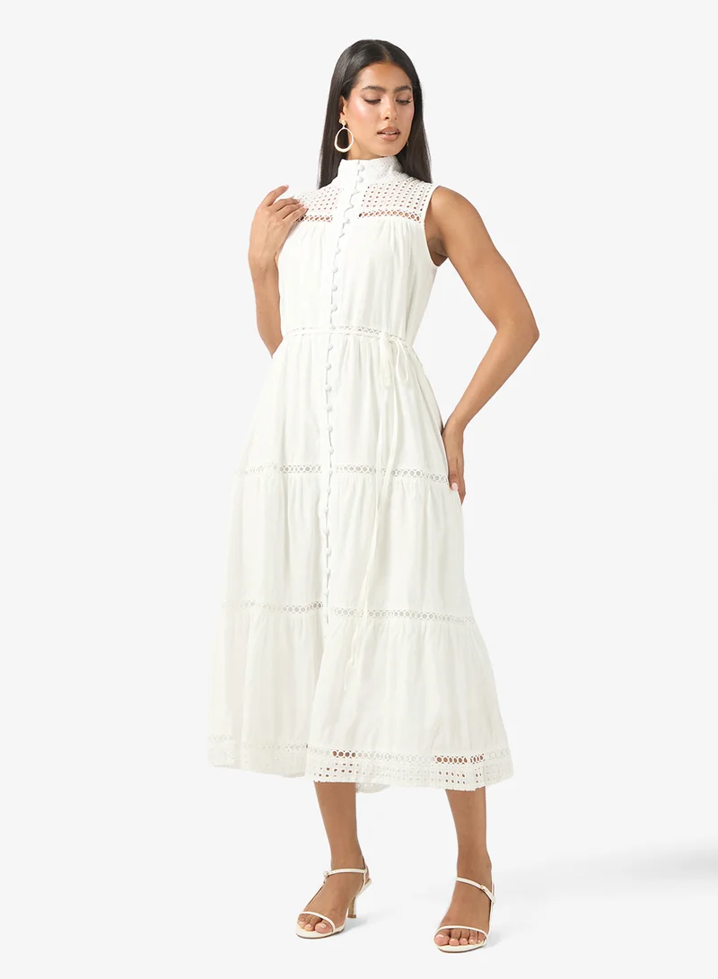 ELLA Tiered Shirt Dress