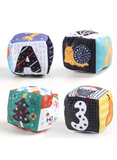 Generic 0-3 Years Old Baby Early Education Cloth Book Rattle Soothing Ball Dice Soothing Baby Stick BIBI Stick English Cognitive Toy-Color:1912-1 Soothing Ball Dice Bear Style 32g Volume Weight 90g-Specifications:Our Supports Labeling  - Image 5