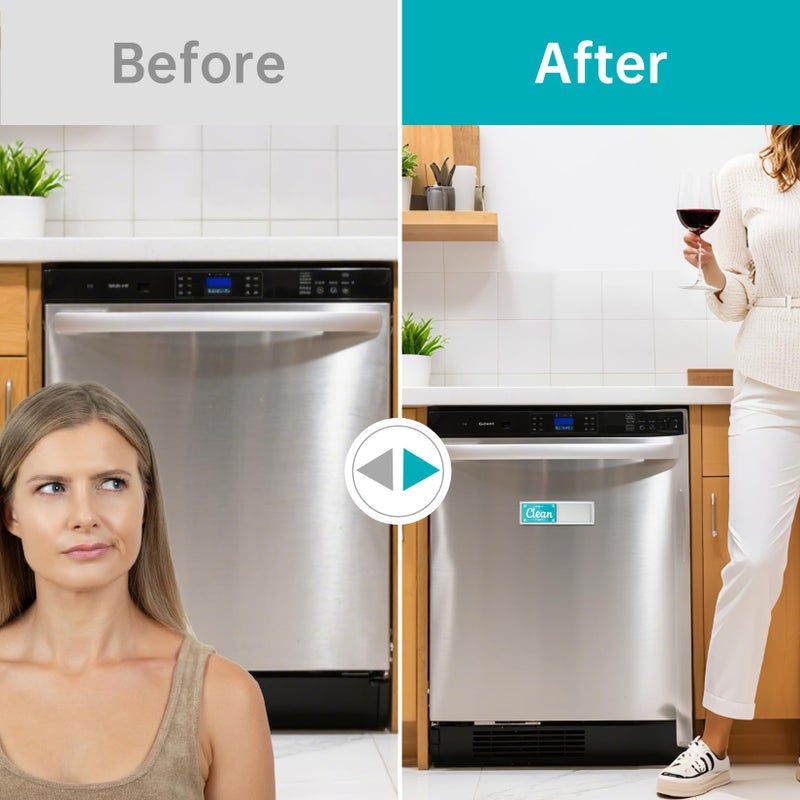 psler Dishwasher Magnet Clean Dirty Sign, Green & Blue Clean Dirty Magnet For Dishwasher, Refrigerator, Kitchen Signs,Kitchen Decor And Accessories - Image 5