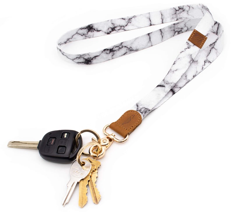 POCKT Lanyard for Keys Neck Lanyard Key Chain Holder for Men and Women - Cool Neck Lanyards for Keys, Wallets and ID Badge Holders | Marble - Image 2