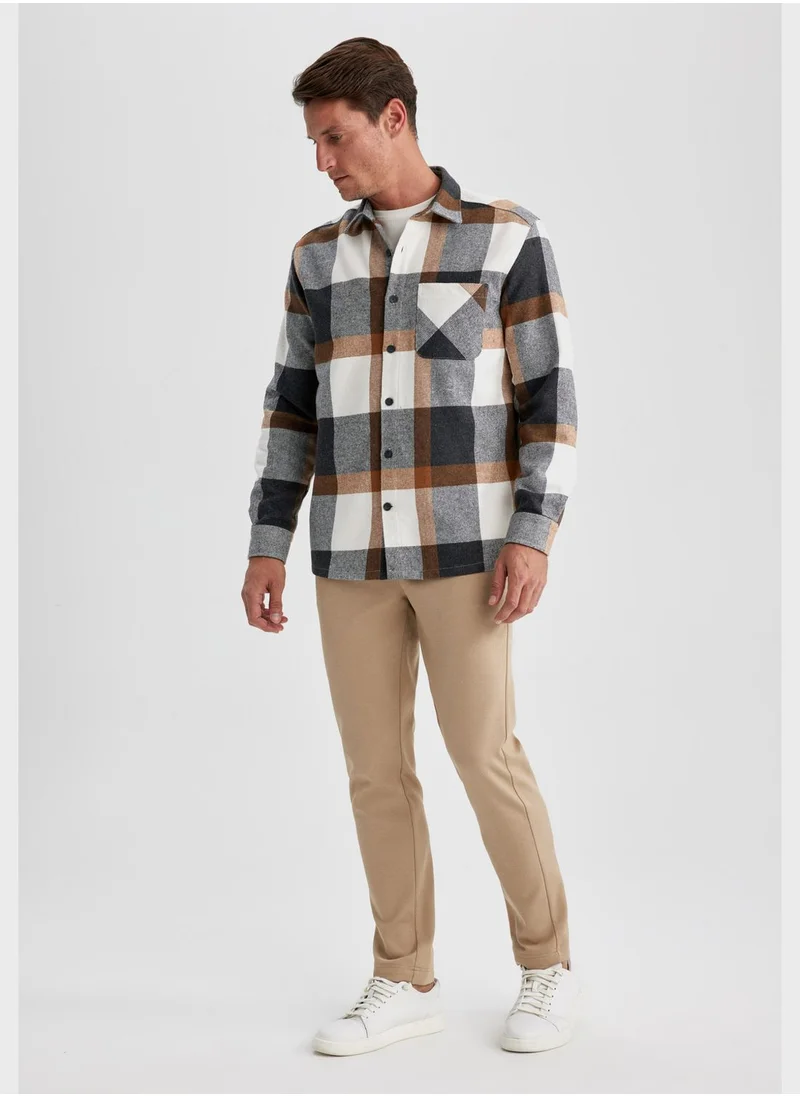 DeFacto Checked Regular Fit Shirt