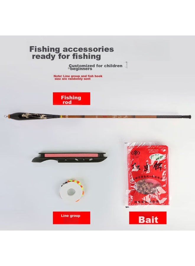 Bear fire Xionghuozhentu Xian Stream Fishing Rod, 1.8m Carbon Fiber, 28 Sections, Short Section Micro Rod, Children's Fishing Rod, Portable Small Hand Rod, Platform Fishing Rod  - Image 2