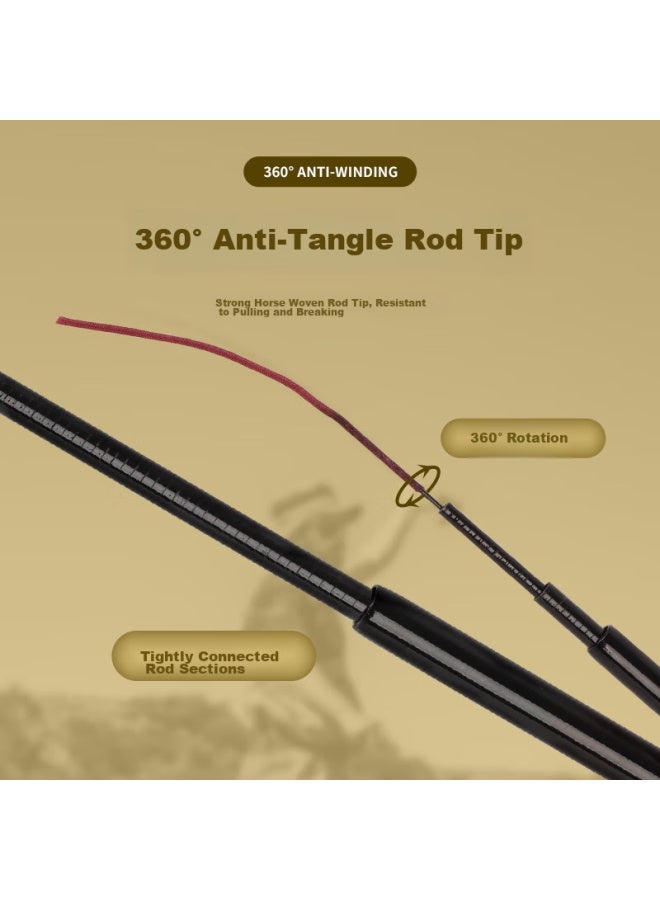 Bear fire Xionghuozhentu Xian Stream Fishing Rod, 1.8m Carbon Fiber, 28 Sections, Short Section Micro Rod, Children's Fishing Rod, Portable Small Hand Rod, Platform Fishing Rod  - Image 4