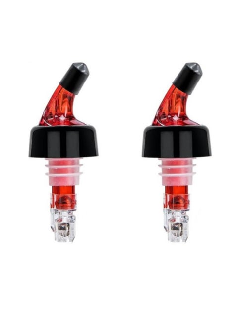 2 Pcs Automatic Measured Bottle Pourer - Quick Shot Spirit Measure Pourer Drinks Wine Cocktail Dispenser Home Bar Tools (1oz/30ml)