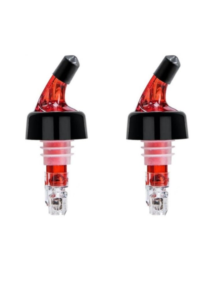SYOSI 2 Pcs Automatic Measured Bottle Pourer - Quick Shot Spirit Measure Pourer Drinks Wine Cocktail Dispenser Home Bar Tools (1oz/30ml)  - Image 1