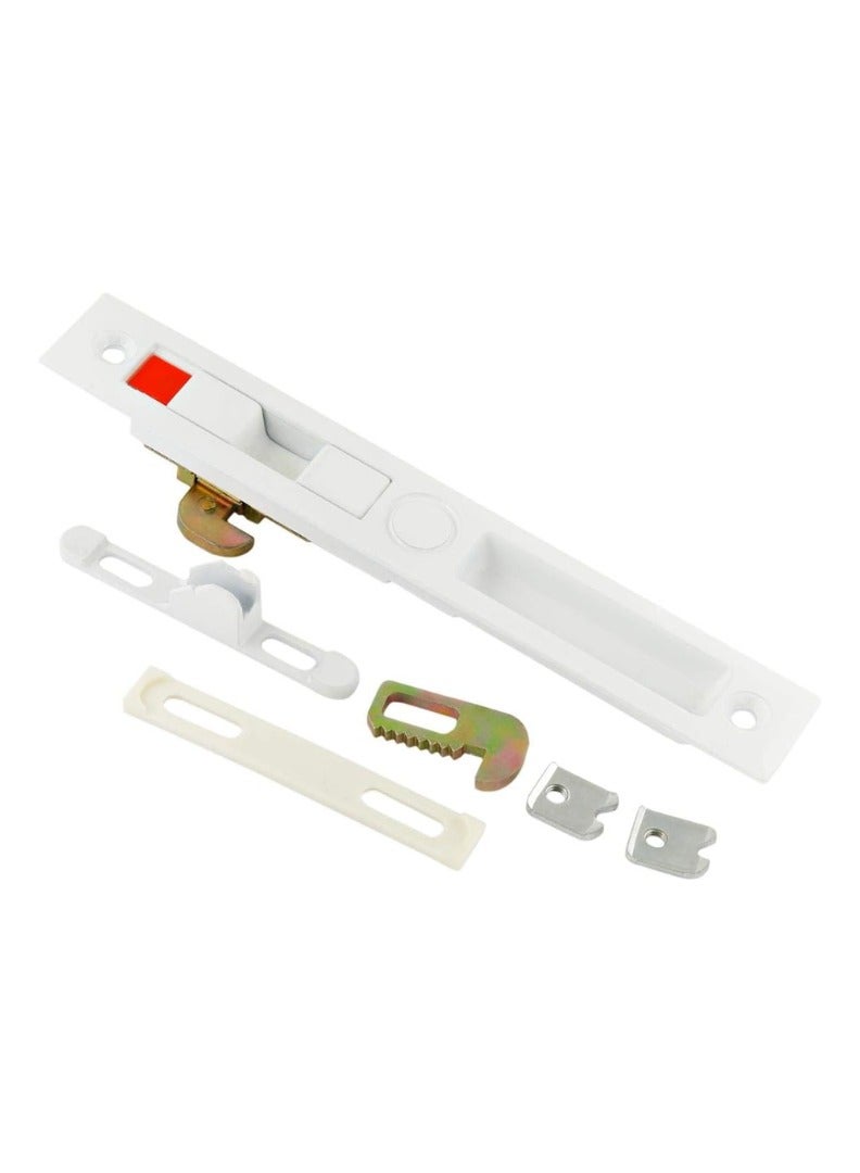 KNP KNP Aluminium Sliding Lock without Key, White offers a modern, keyless locking solution that combines simplicity and security. 