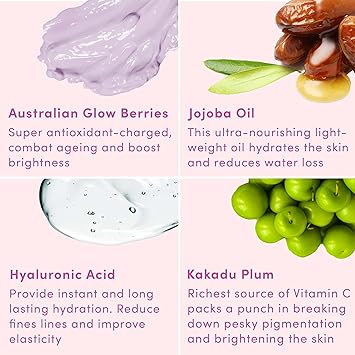 Sand & Sky Sand Sky Australian Glow Berries Brightening Face Mask with Vitamin C Hyaluronic Acid AntiWrinkle Sleeping Mask For Radiant Skin 21 oz - Image 5