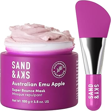 Sand & Sky Sand Sky Australian Glow Berries Brightening Face Mask with Vitamin C Hyaluronic Acid AntiWrinkle Sleeping Mask For Radiant Skin 21 oz - Image 1