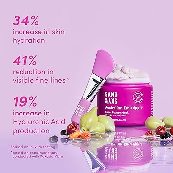 Sand & Sky Sand Sky Australian Glow Berries Brightening Face Mask with Vitamin C Hyaluronic Acid AntiWrinkle Sleeping Mask For Radiant Skin 21 oz - Image 3