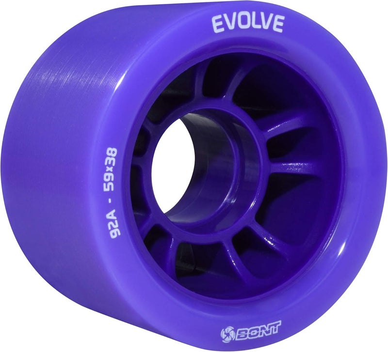 Bont Skates - Evolve Roller Derby Skates - Indoor Rollerskate Wheels - 88A, 92A, 95A, 98A - Red, Black, Blue, Purple - Image 3