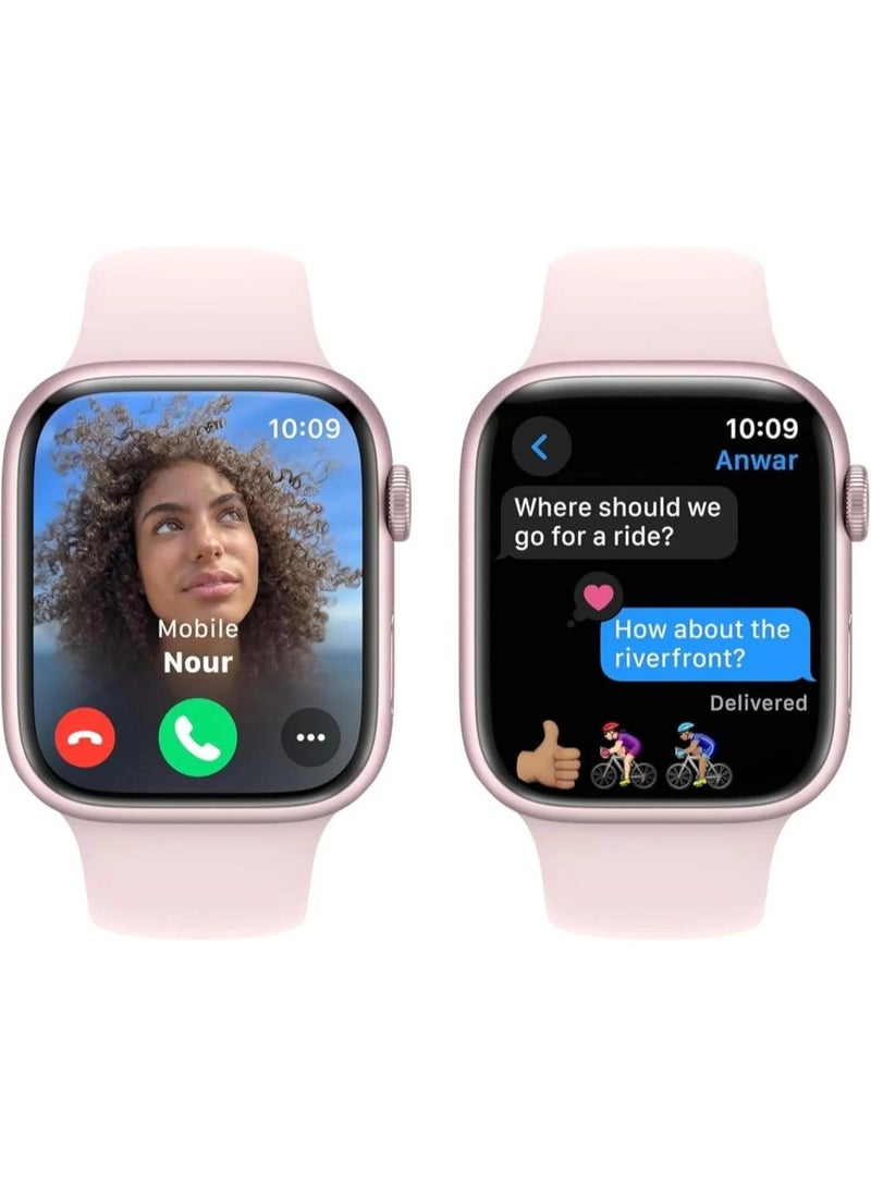 G-Tab Smartwatch 9th Gen - Black, 41mm | High-Resolution Screen, Photo Display, Mobile App, Extra Strap, Call & Notification Support - Image 1