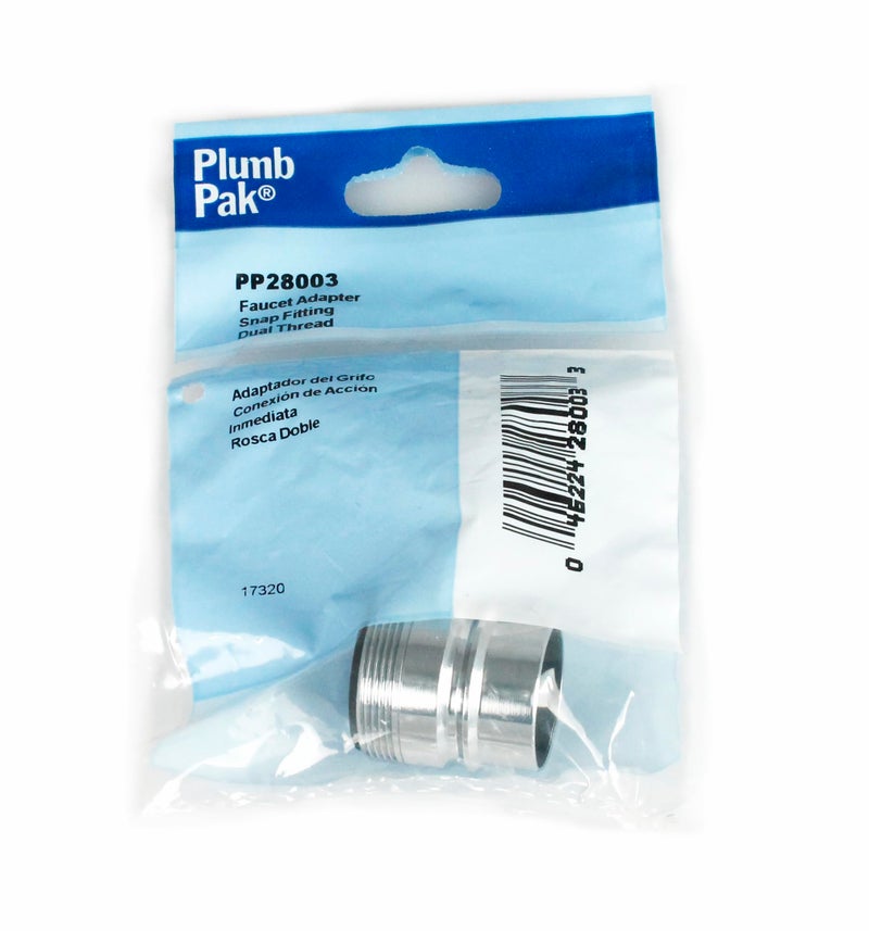 Plumb Pak PP28003 Snap Fitting Dual Thread Faucet Adapter - Image 5
