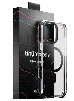 TinyMoose iPhone 16 Pro Max MagSafe Phantom Grip Drip iPhone Case with MagSafe made for iPhone 16 Pro Max, Anti-Drop Shock Absorption, Anti-Scratch - Ghost Black  - Image 1