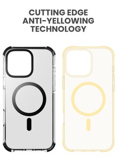 TinyMoose iPhone 16 Pro Max MagSafe Phantom Grip Drip iPhone Case with MagSafe made for iPhone 16 Pro Max, Anti-Drop Shock Absorption, Anti-Scratch - Ghost Black  - Image 5