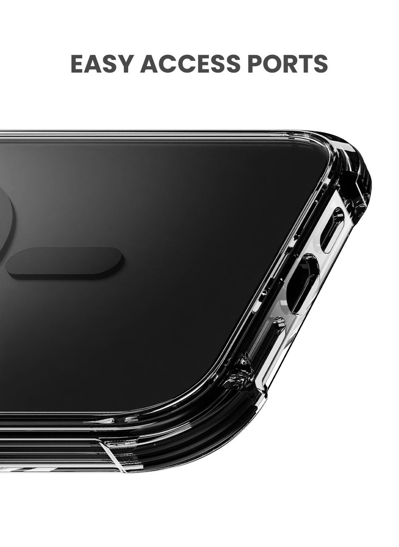 TinyMoose - iPhone 16 Pro Max MagSafe Phantom Grip Drip iPhone Case with MagSafe made for iPhone 16 Pro Max, Anti-Drop Shock Absorption, Anti-Scratch - Ghost Black - Image 1