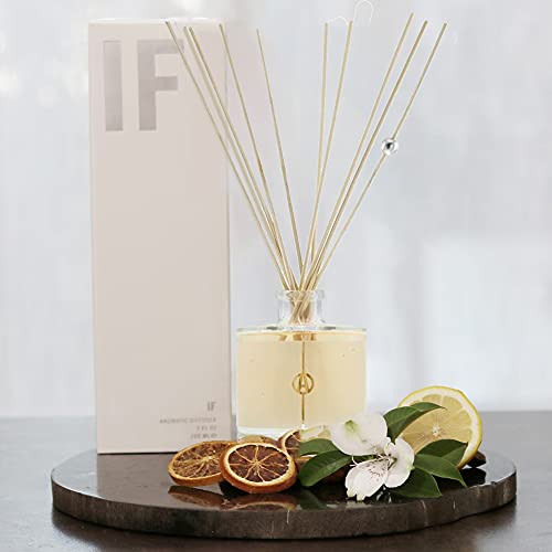 APOTHIA - IF Aromatic Diffuser | Modern White Floral & Citrus | Premium Essential Oils | Up to 12 Months | 7 oz | 200 ml | Small Batches for Luxury Quality in Elegant Glass Bottle - Image 4
