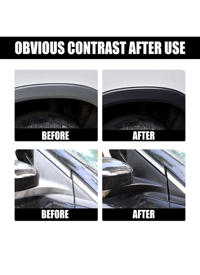 RAYHONG Plastic Coating，Auto Plastics Parts Refurbishment Agent Car Interior Plastics & Leather Restorer, Auto Refurbishment Cleaning Agent Car Cleaner with Sponge--50ml  - Image 5