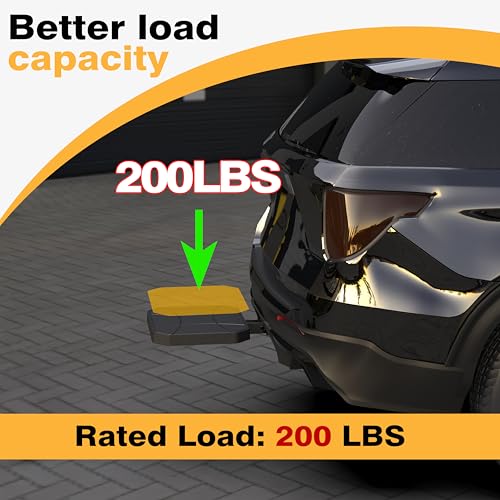 KOKSHELY Pet Hitch Step for 2" Hitch Receiver, Dog Ramp for Car/Truck/SUV, Dog Hitch Step with HDPE Non-Slip Tread, Scratch-Resistant, No Tools Needed, for Dogs & Small Pets - Image 4