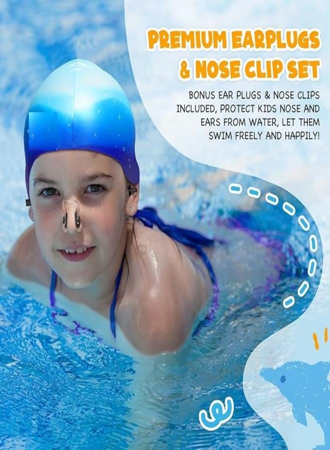 LEBAMI Swimming Kit for Kids Boys | Swim Trunks, Goggles, Swim Cap, Nose Clip, Ear Plugs,Swim Tube | Accessories for Swimming, Water Sports (Multicolor,2 Years-4 Years) - Image 4
