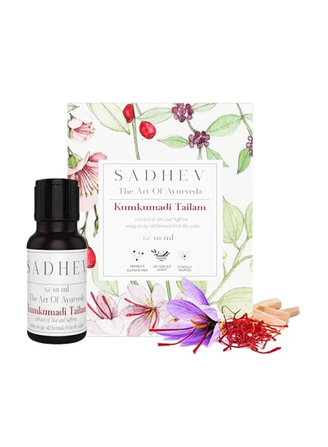Sadhev Kumkumadi Tailam - 10ml - Image 2