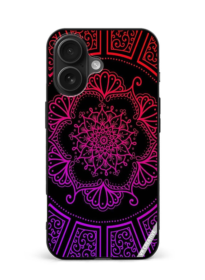 Protective Case Cover For Apple iPhone 16 Plus Mandala Design Multicolour