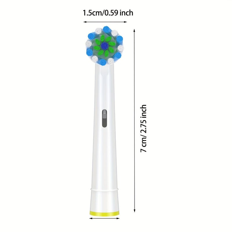 Across Action Replacement Brush Heads 8pcs for Adult Use - Image 1