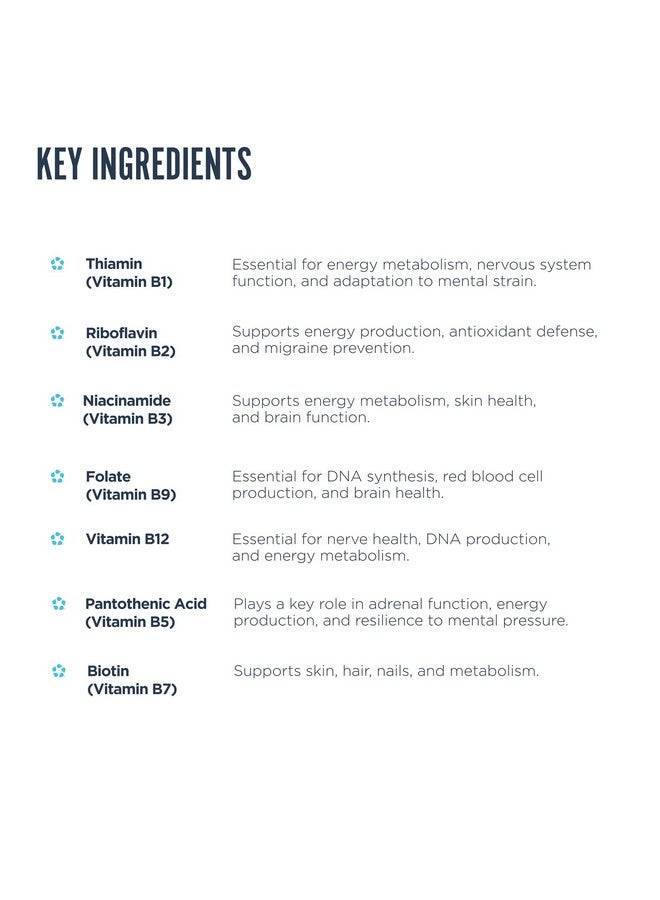 Revive MD Vitamin B Complex Capsules - Supports Heart Health & Immune System - B-Complex Vitamin Supplement for Women & Men - Vitamin B12 Complex Promotes Healthy Brain Function & Boosts Energy - Image 3