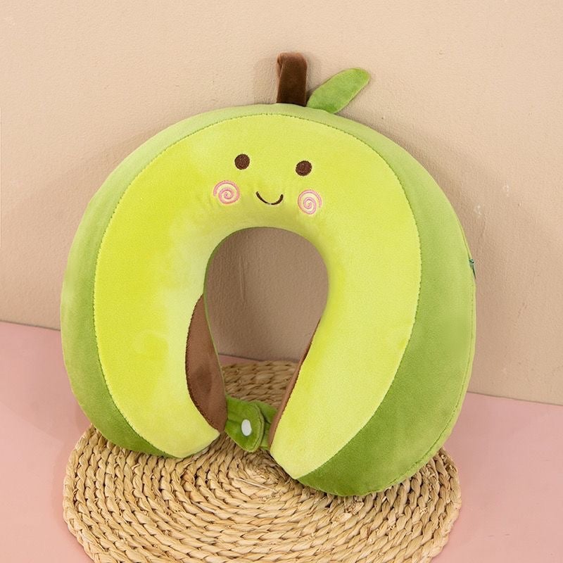 Cartoon Animal U-shaped Pillow Acura U-shaped Pillow Slow Rebound Memory Foam Neck Pillow Car Travel Nap Pillow Random pattern 