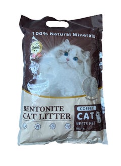 Cat Litter Coffee Scented Cat Litter - 5L, Low Dust, Fast Clumping, Odor Control  - Image 1