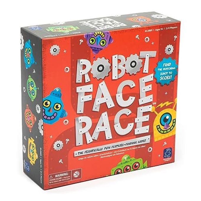 Educational Insights Robot Face Race, Fast Paced Color Recognition Matching Game, for 2-4 Players, Award-Winning Fun Family Board Game for Kids Ages 4+ - Image 2