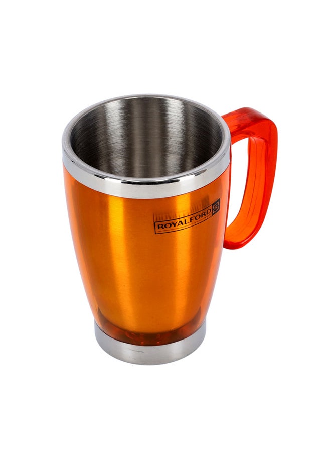Royalford Travel Mug Orange - Orange/Black - Image 3