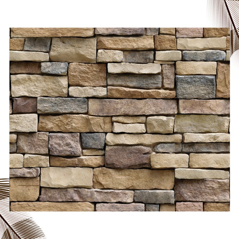 Simulation Stone Wallpaper Self-adhesive Wall Stickers 3D Stone Wall Decals for Home Living Room Bedroom Decor - Image 5