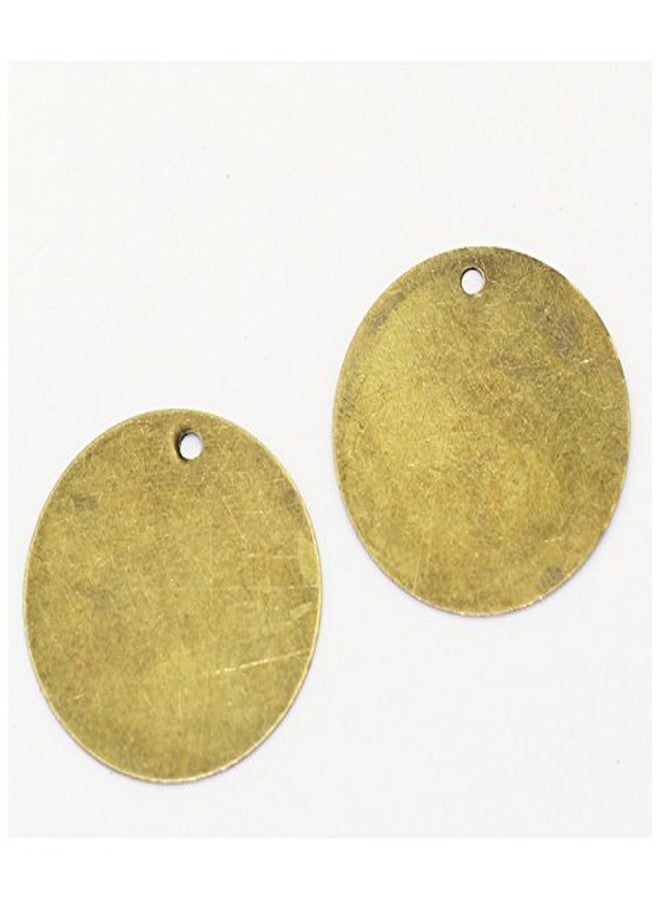 Craft Making Shop 200 Antique Bronze Tone 13/16 Inch Metal Blanks Round Metal Stamping Blank and Charms 20mm Diameter - Image 4