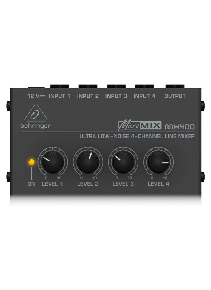 behringer Behringer Mixer Audio 4 CH Line Inputs MX400  - Image 4