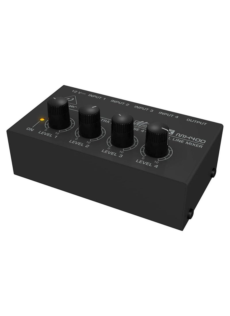 behringer - Behringer Mixer Audio 4 CH Line Inputs MX400 - Image 1