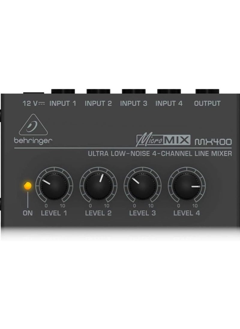 behringer Behringer Mixer Audio 4 CH Line Inputs MX400  - Image 3