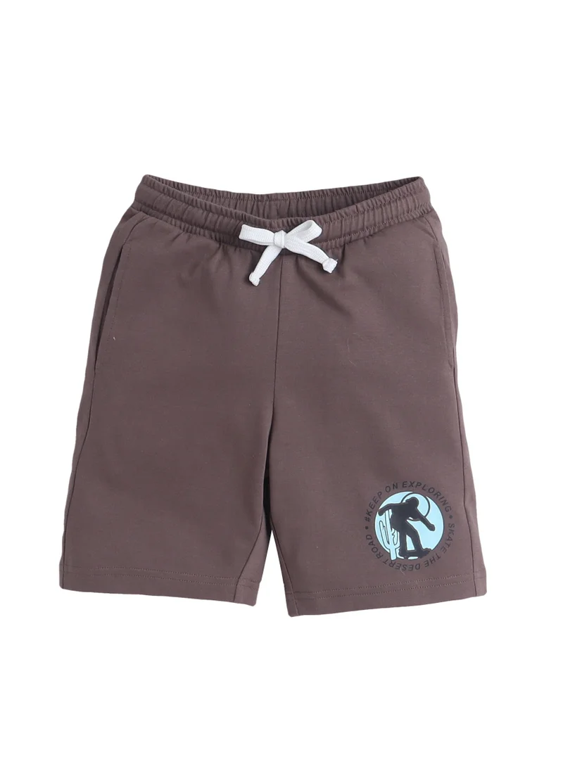 victor and jane Victor and Jane Boys' T-Shirt – "Ride the Streets!" - Light Brown