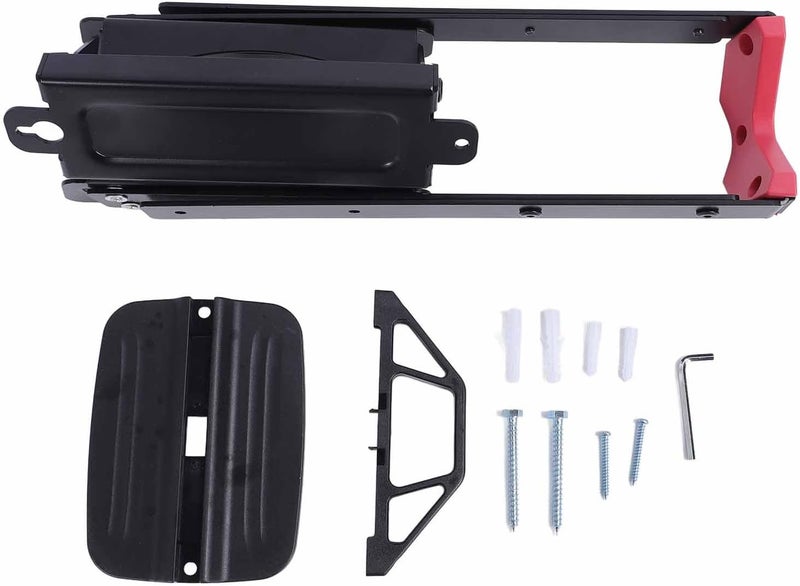 Hanger 360 Degree Rotating Carbon Steel Wall Mount, Wall Rack for Garage Storage, Space Saving Holder with 12 Accessories, Metal Hanger for Indoor Outdoor Use - Image 1