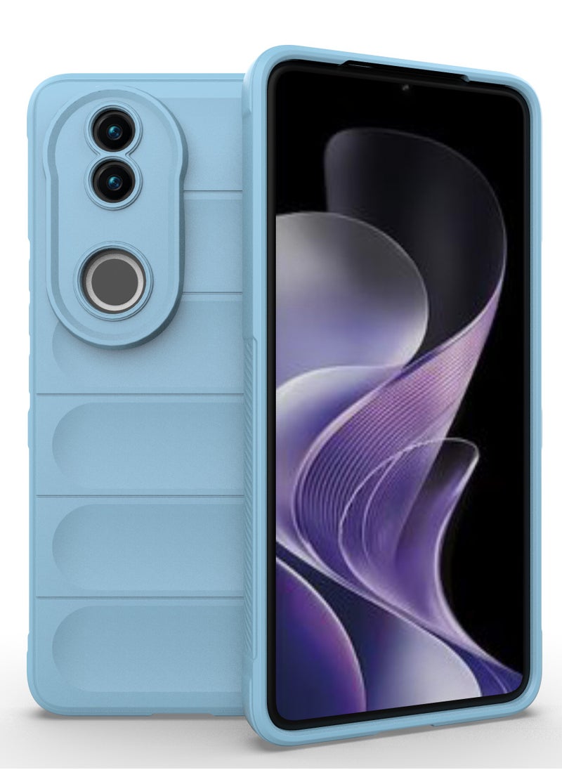 Phone case cover Magic Shield TPU + Silicone Shockproof Phone Case For  Vivo V50 (Light Blue )