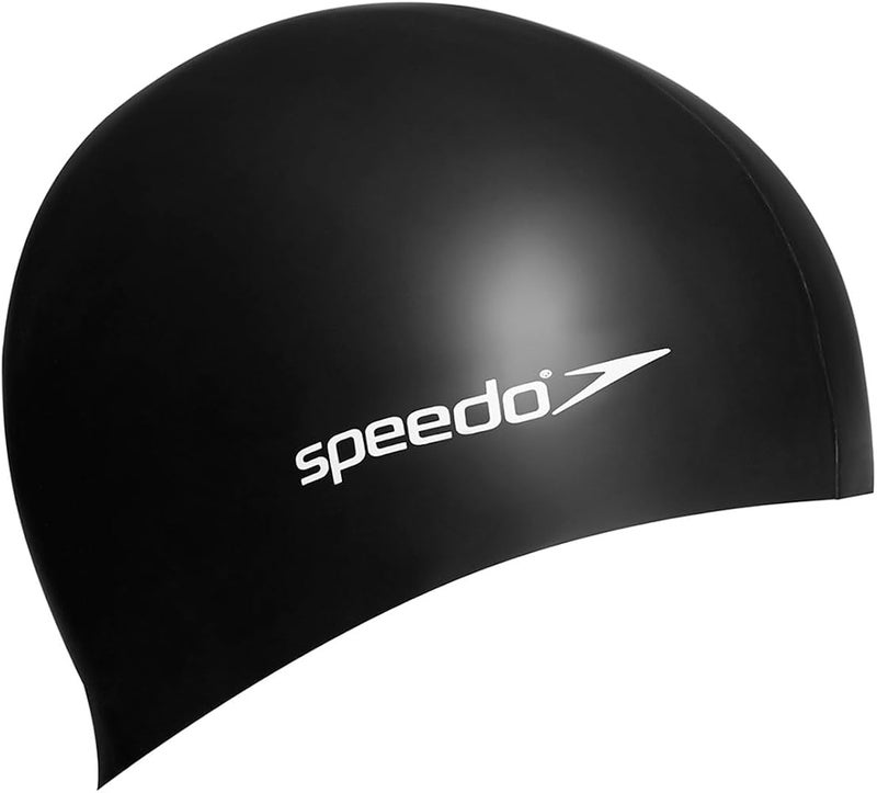 سبيدو قبعة سباحة Speedo من السيليكون العادية المسطحة - Image 1