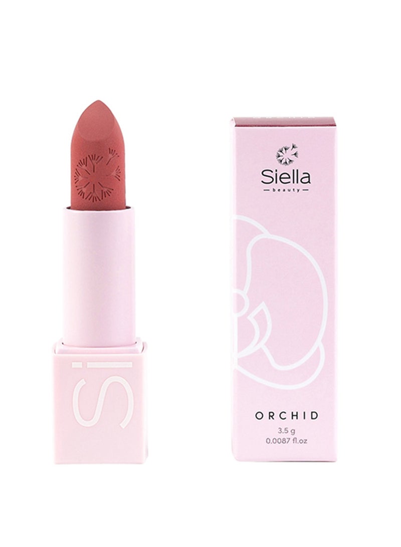 سييلا بيوتي أحمر شفاه أوركيد فلاور باور غير لامع ، أحمر شفاه يدوم حتى 10 ساعات ، صنع في إيطاليا - Image 2