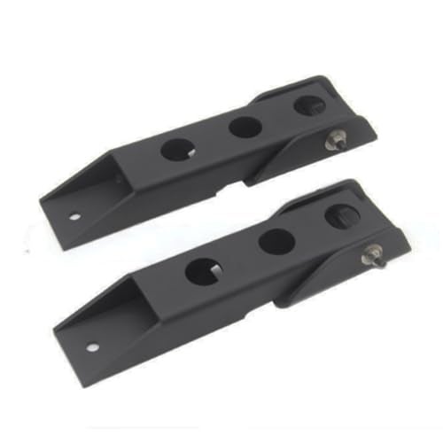 Wocch Tailgate Hinge for Jeep Wrangler TJ 19962007 2Pcs Steel Heavy Duty Tail Gate Reinforce Bracket Tailgate Hinges - Image 3