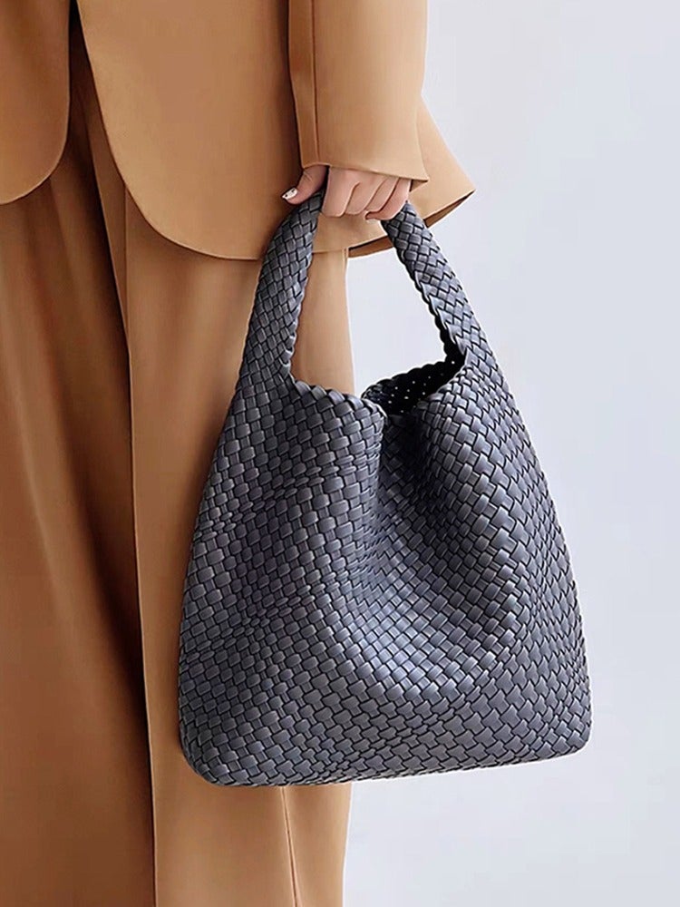 Selling Handmade Woven Crossbody Bag 2025 Fashion Trend Women'S Shoulder Bag Large Capacity Tote Bag With Inner Bag - Image 5