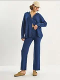 Bianco Lucci Navy Blue