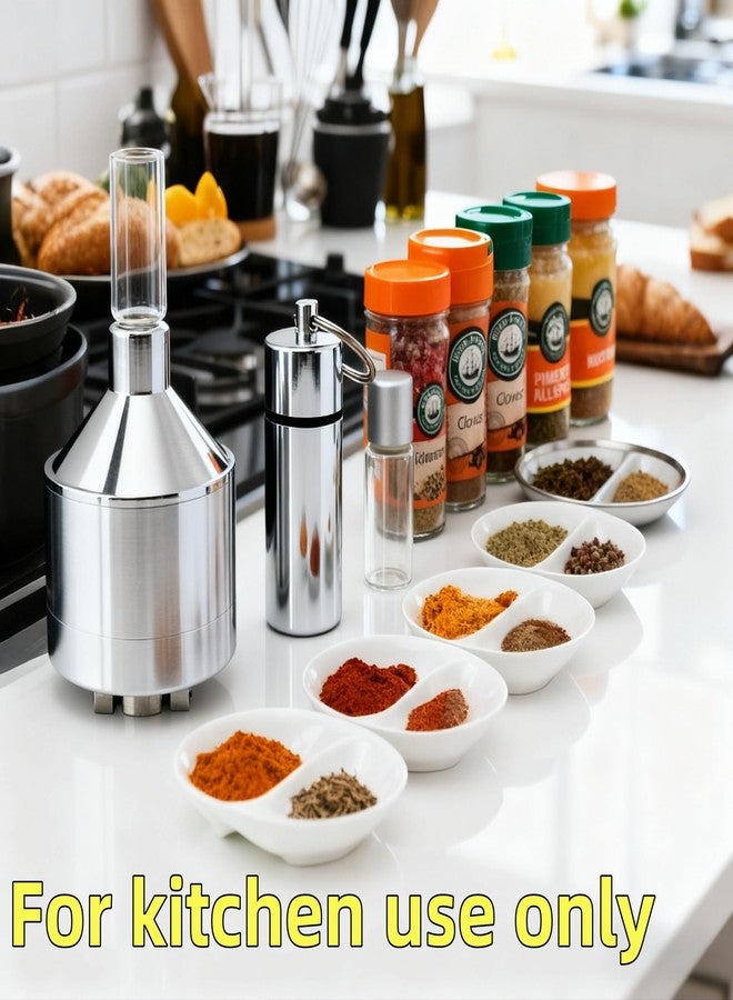 MuYuDaDi Spice Grinder【Silver】For Kitchen Use Only - Image 2