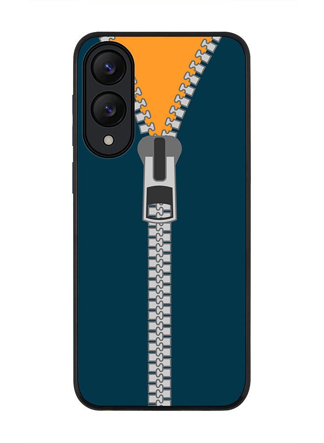 Stylizedd For Samsung Galaxy S25 Edge Case,Slim fit Camera Protection, Shockproof Thin Phone cover  - Zipper