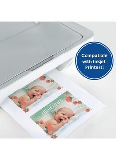 PrintWorks White Matte Photo Paper 200 Gsm/9.2 Mil Cardstock Paper Perfect For School And Craft Projects 8.5 X 11 100 Sheets (00568)  - Image 4