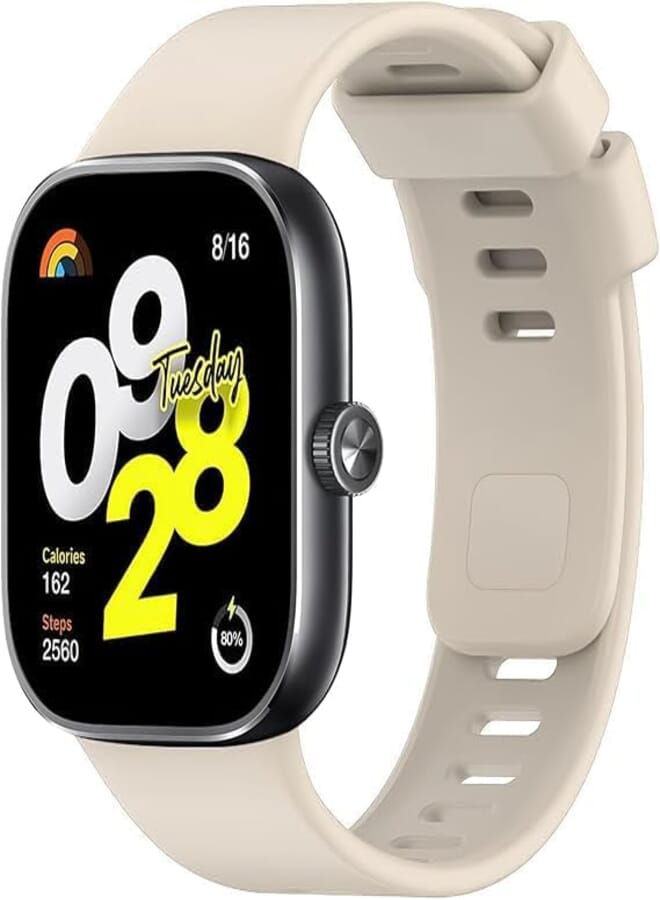 Next Store Silicone Watch Band for Men Women, Adjustable Replacement Strap Compatible with Xiaomi Redmi Watch 4.